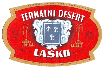 THERMAL DESSERT, after 1967, dark beer with around 6% alcohol.